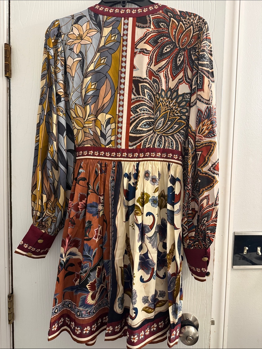 NWT! FARM Rio Stained Glass Wrap Mini Dress - Picture 6 of 8